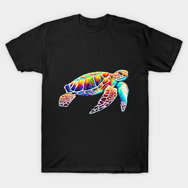 Sea Turtle T-Shirt by RockettGraph1cs